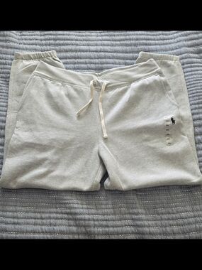 Polo by Ralph Lauren Light Gray Lounge Sweatpants with Navy Pony Sz XXL